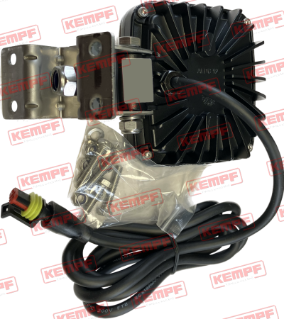 110242  Rückfahrleuchte / Arbeitsscheinw. LED 12W 1000lm, rechteckig, m.AMP-Stecker